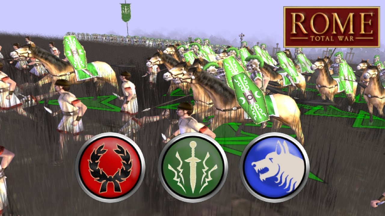 rome total war factions